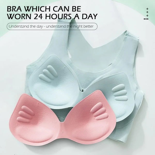2025 New Anti Sagging Front Open Cooling Cotton Bra Buy 1 Get 1 Free and Free Home Delivery 12/12 Sale Live