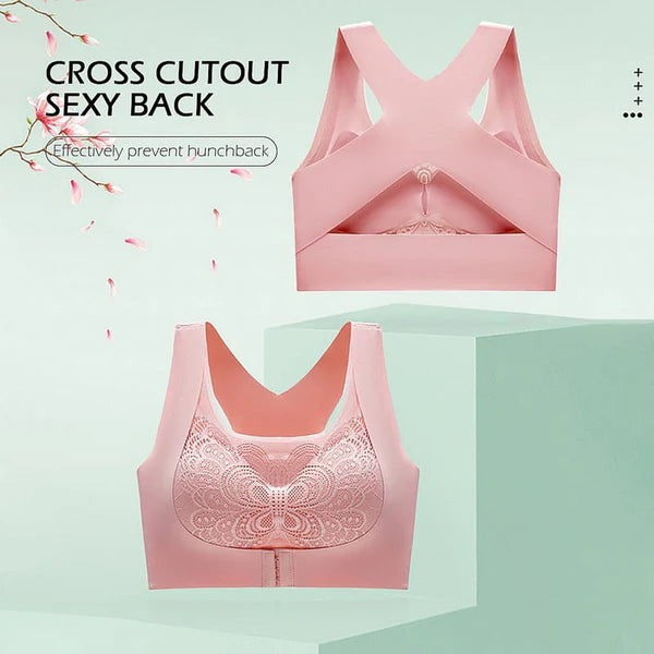 2025 New Anti Sagging Front Open Cooling Cotton Bra Buy 1 Get 1 Free and Free Home Delivery 12/12 Sale Live