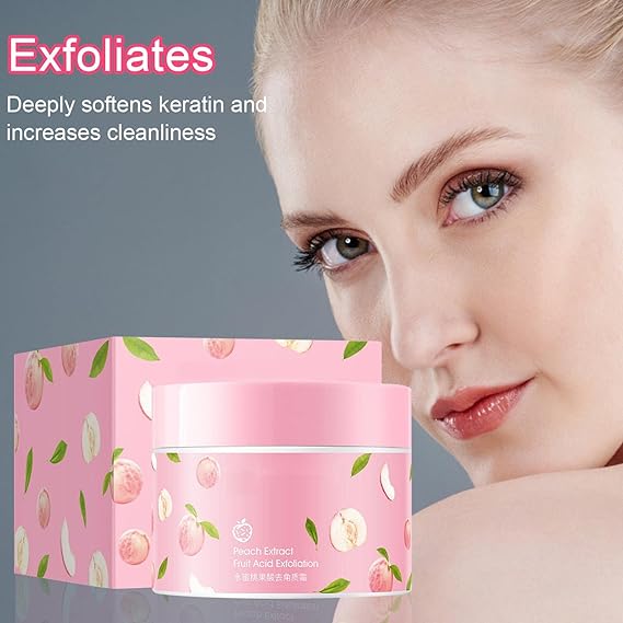 Original Bioaqua Peach Extract Fruit  Exfoliating Face Gel Cream