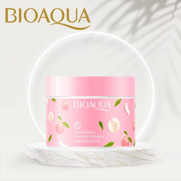 Original Bioaqua Peach Extract Fruit  Exfoliating Face Gel Cream