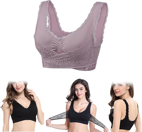 Today Offer 30% Off - Comfy Corset Bra | Cross Side Buckle Lace Bras